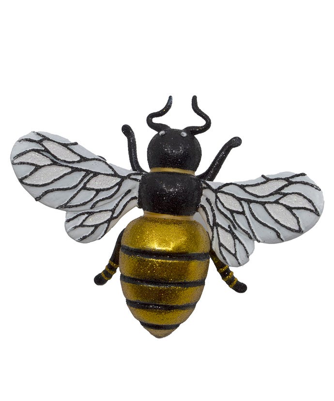 Honey Bee Sanctuary -Large Bee Clip-On Ornament - Kurt Adler