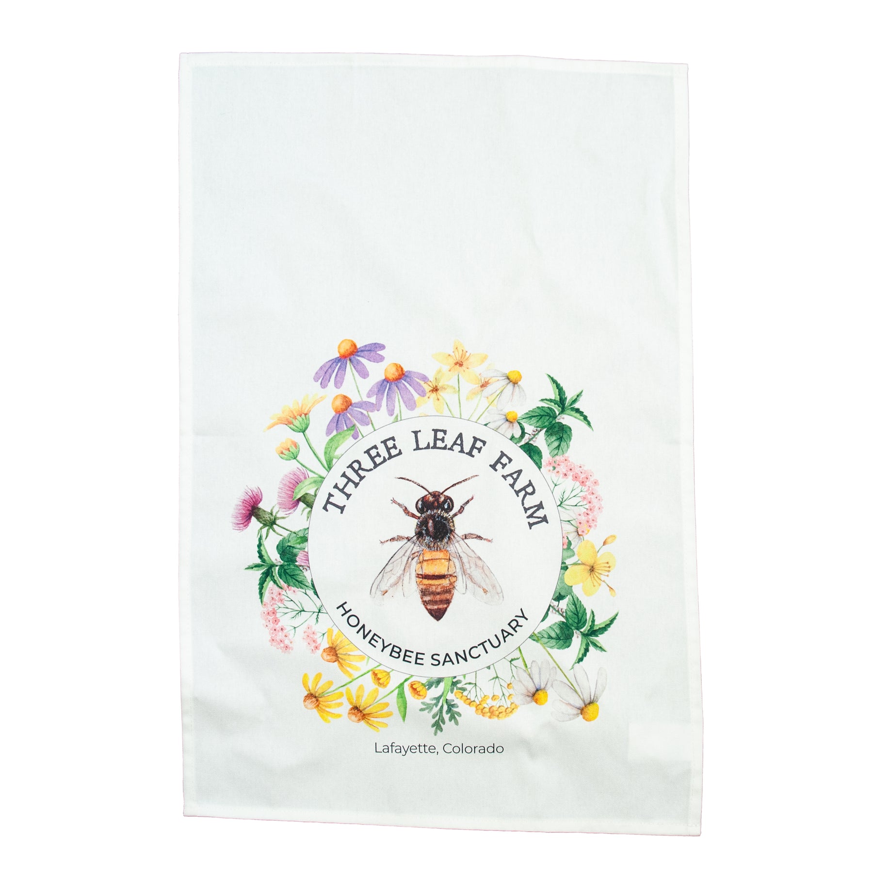 Honey Bee Sanctuary - Three Leaf Farm Bee Tea Towel